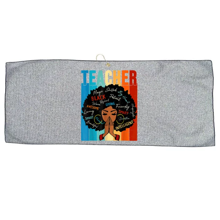 Black History Month Shirts Teacher Large Microfiber Waffle Golf Towel