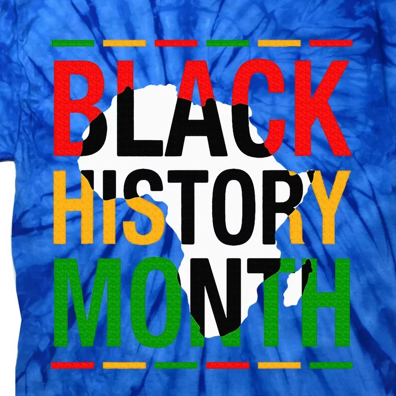 Black History Month African American Melanin Pride Gifts Tie-Dye T-Shirt