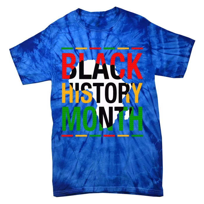 Black History Month African American Melanin Pride Gifts Tie-Dye T-Shirt