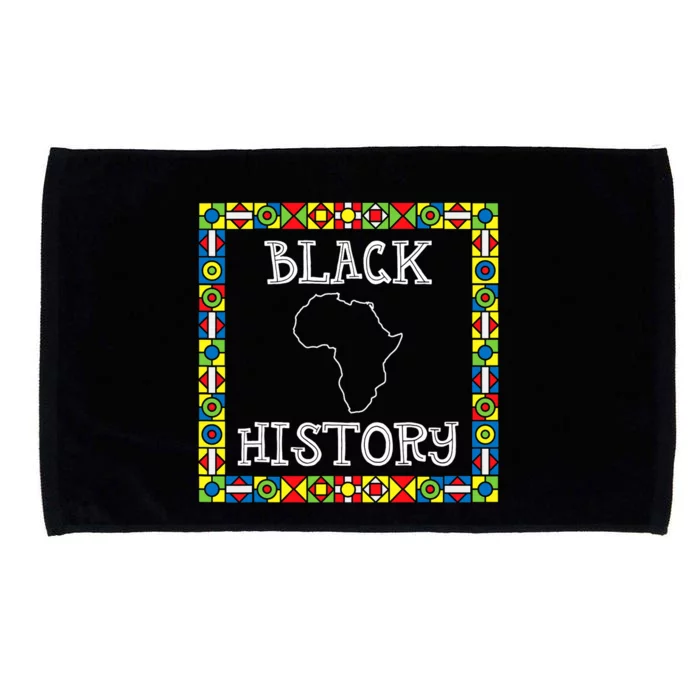 Black History Month Africa Gift Microfiber Hand Towel