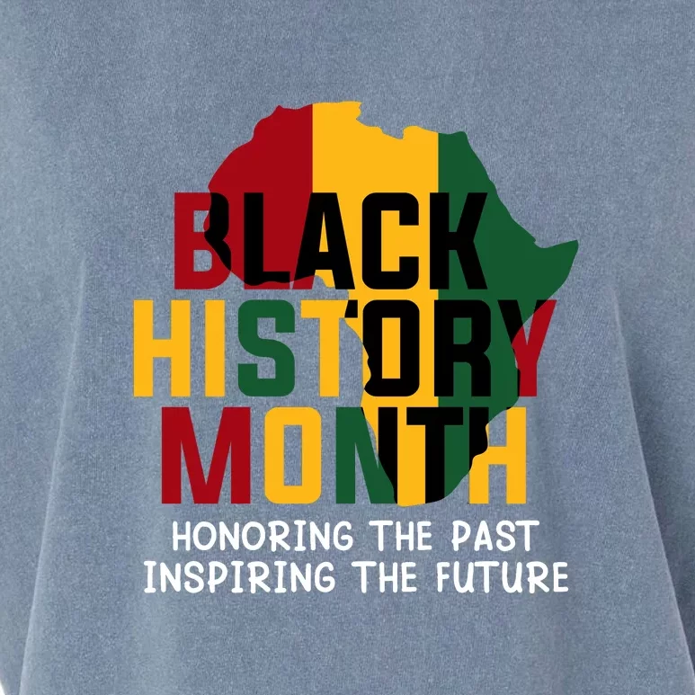 Black History Month Honoring The Past Inspiring The Future Gift Garment-Dyed Women's Muscle Tee