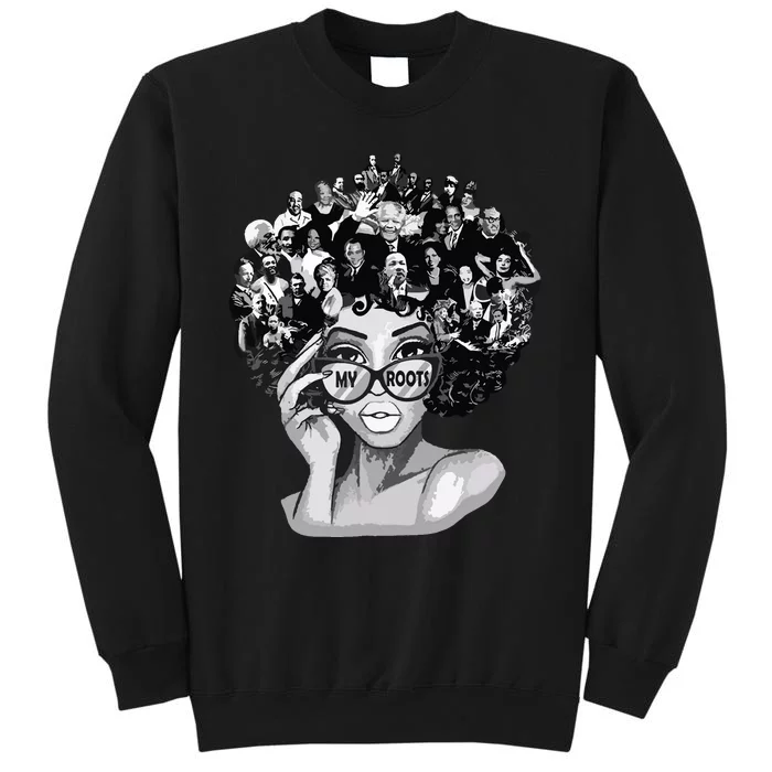 Black History Month Shirts I Love My Roots Back Powerful Blm Sweatshirt