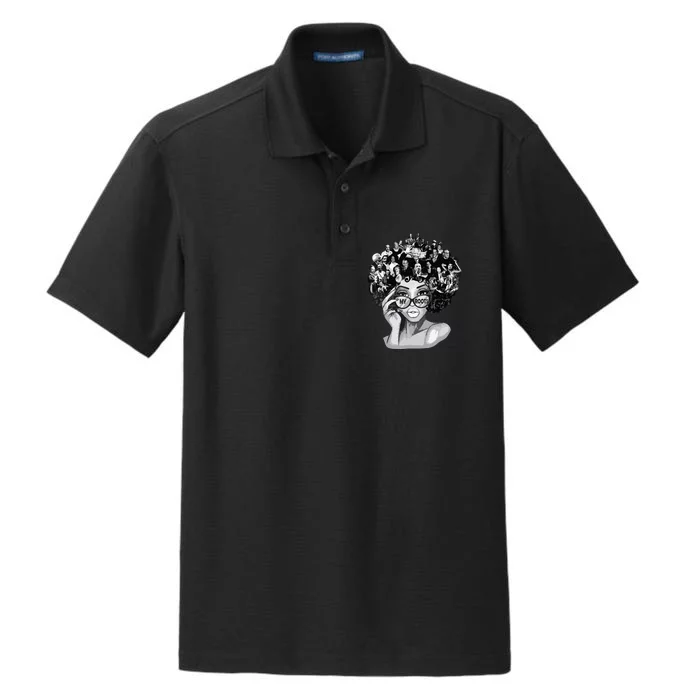 Black History Month Shirts I Love My Roots Back Powerful Blm Dry Zone Grid Performance Polo