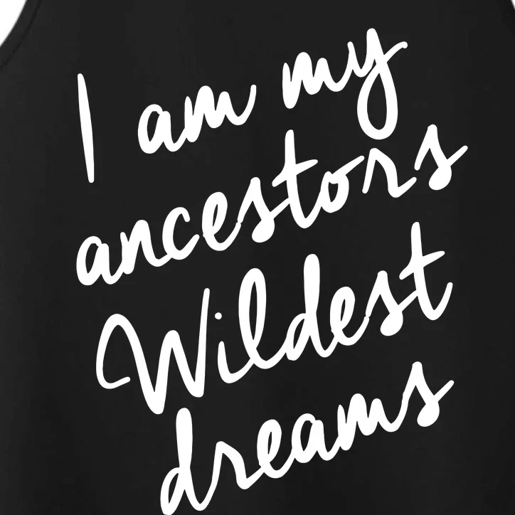 Black History Month Women Ancestors Wildest Dreams Performance Tank