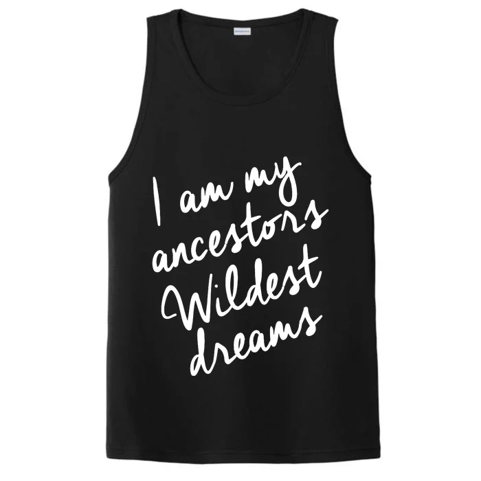 Black History Month Women Ancestors Wildest Dreams Performance Tank