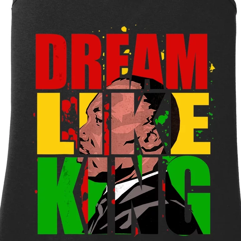 Black History Month Martin Have Dream Luther King Day Ladies Essential Tank