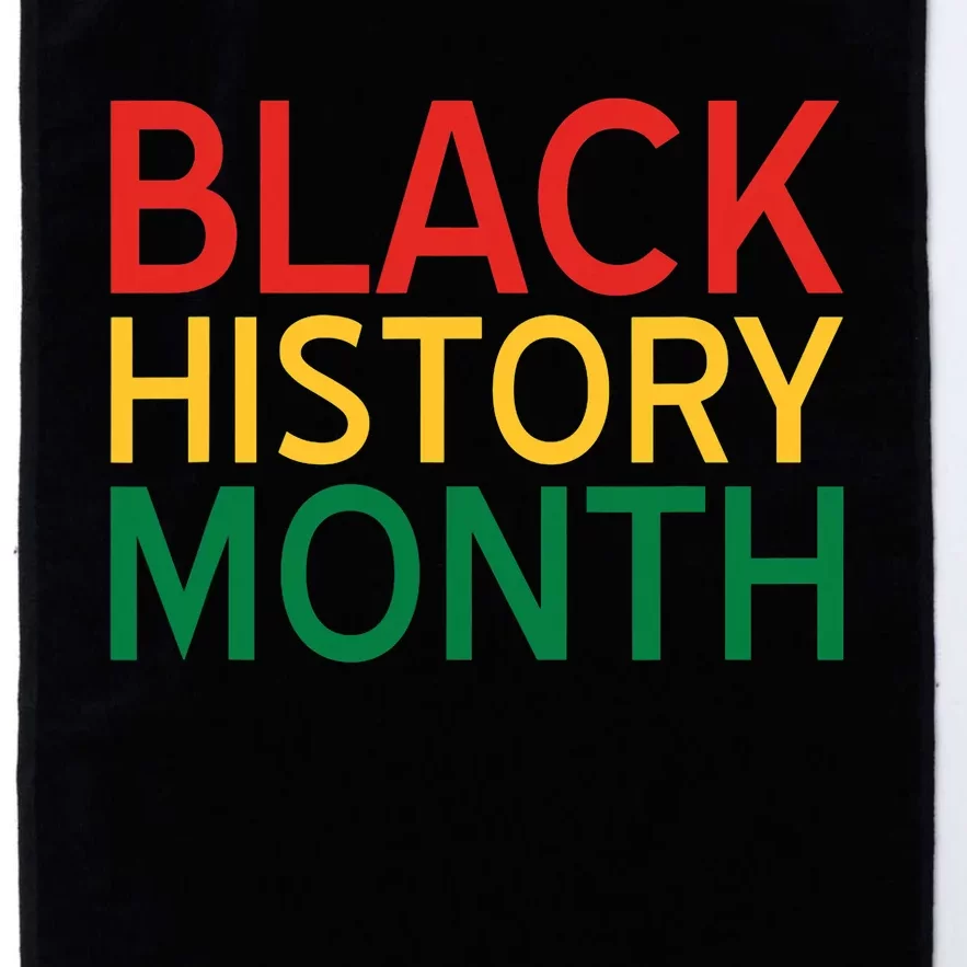 Black History Month Political African Pride Platinum Collection Golf Towel