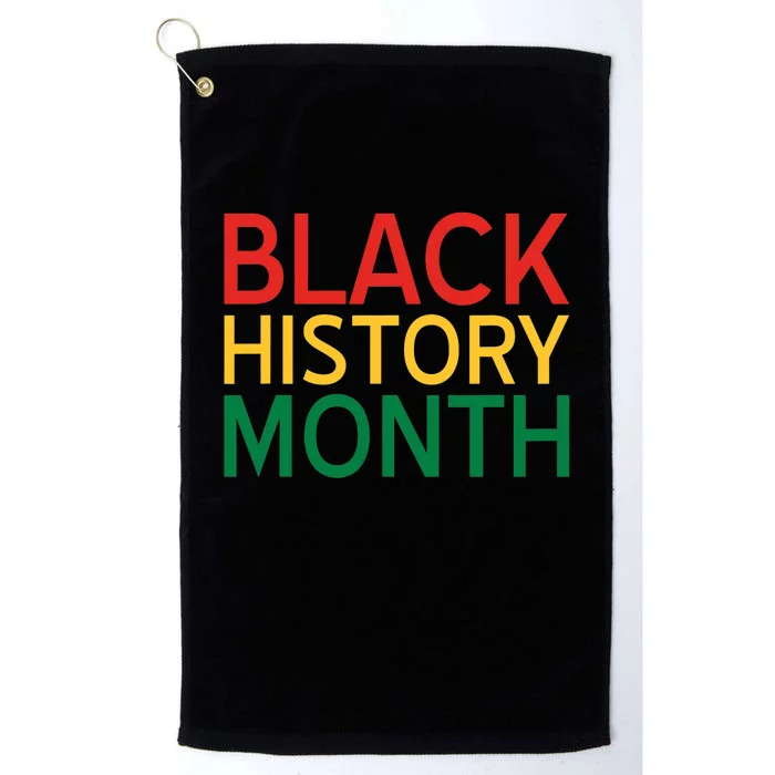 Black History Month Political African Pride Platinum Collection Golf Towel