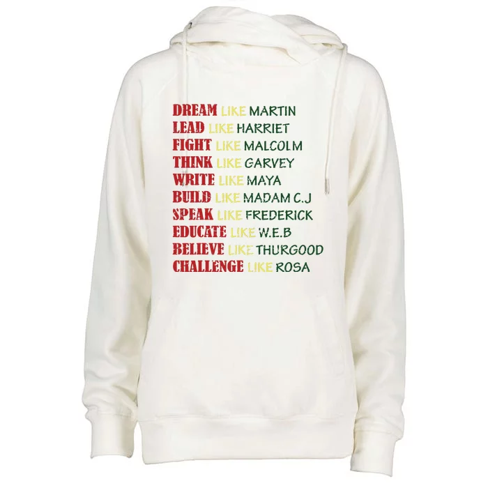 Black History Month T For Women Womens Funnel Neck Pullover Hood