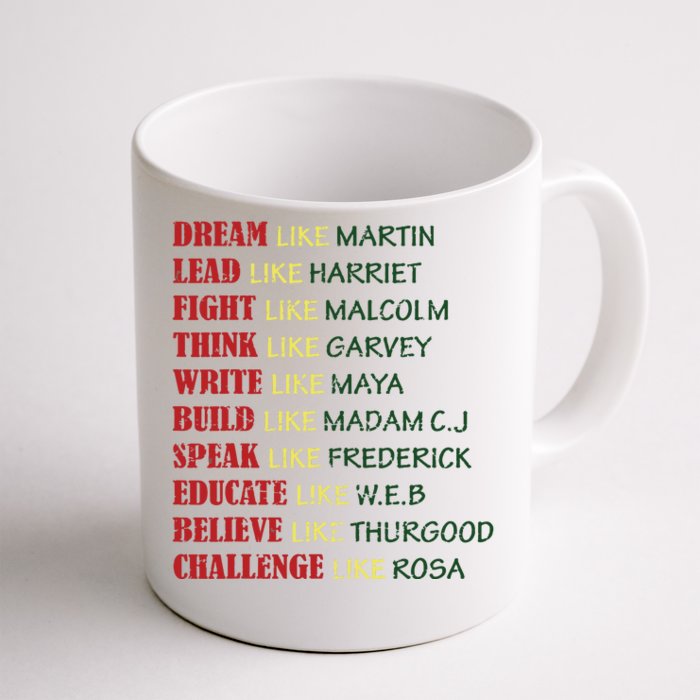 Black History Month T For Women Front & Back Coffee Mug