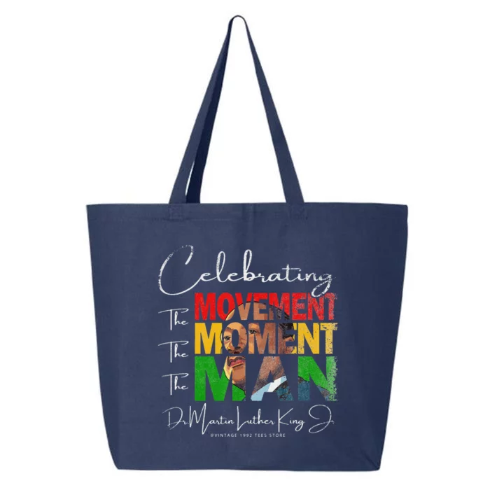 Black History Month Martin Have Dream Luther King Day 25L Jumbo Tote