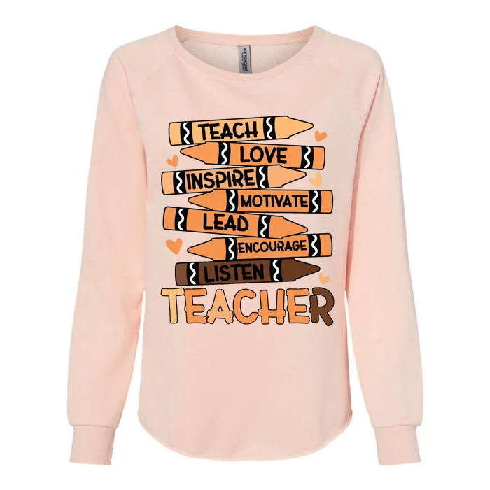 Black History Month Shirts Melanin Prek Preschool Teachers Womens California Wash Sweatshirt