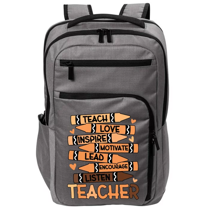 Black History Month Shirts Melanin Prek Preschool Teachers Impact Tech Backpack