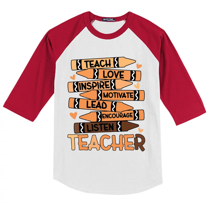 Black History Month Shirts Melanin Prek Preschool Teachers Kids Colorblock Raglan Jersey