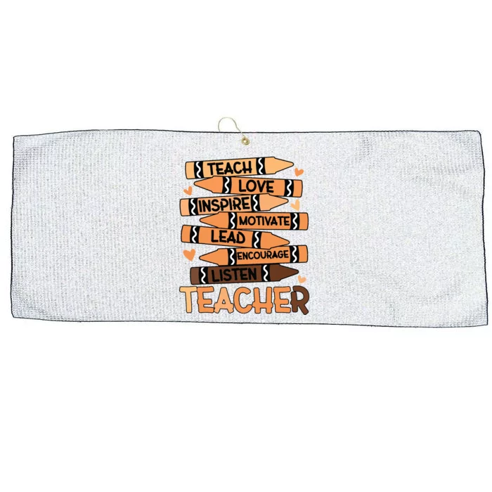 Black History Month Shirts Melanin Prek Preschool Teachers Large Microfiber Waffle Golf Towel