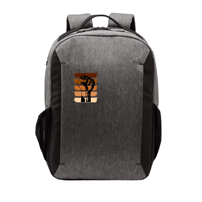 Black History Month Fist Vector Backpack