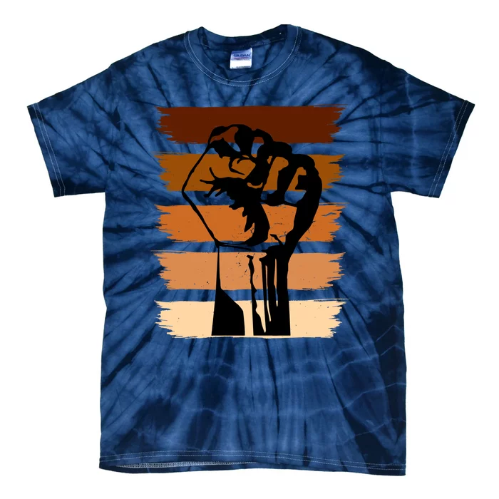 Black History Month Fist Tie-Dye T-Shirt