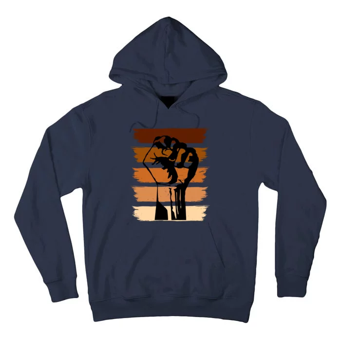 Black History Month Fist Tall Hoodie