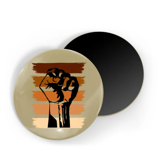 Black History Month Fist Magnet