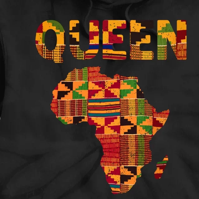 Black History Month Shirts Cool African Queen Art Kente Cloth Africa Ghana Tie Dye Hoodie