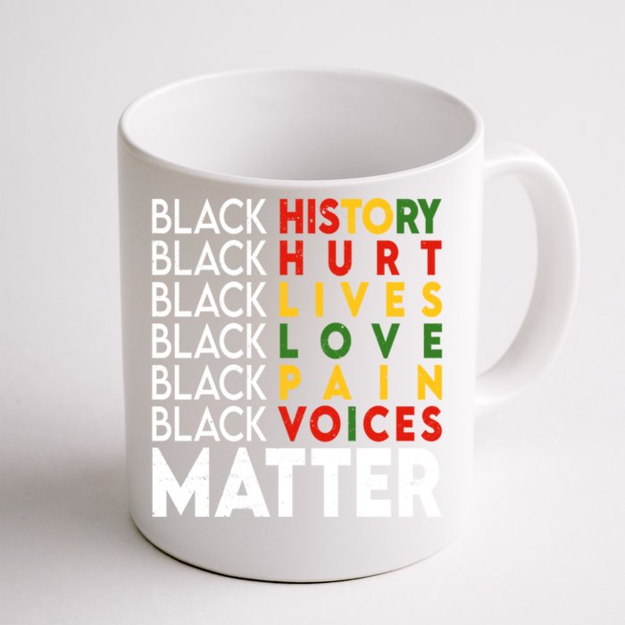 Black History Month Black Matters Juneteenth Freedom Great Gift Front & Back Coffee Mug