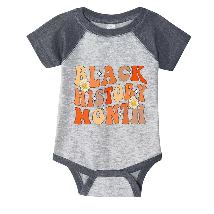 Black History Month 24/7/365 African American Groovy Infant Baby Jersey Bodysuit