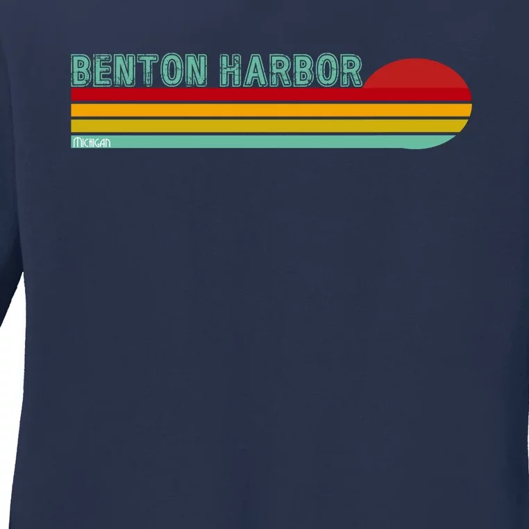 Benton Harbor Michigan Ladies Long Sleeve Shirt