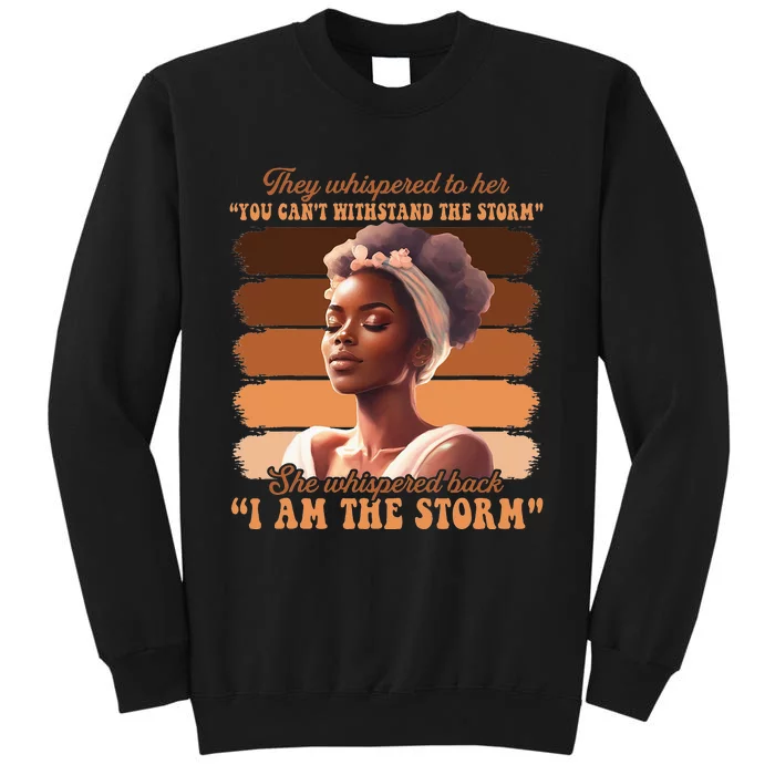 Black History Month 24/7/365 African American melanin Sweatshirt