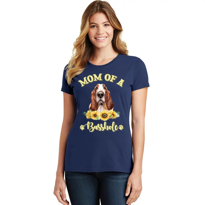 Basset Hound Moms For Great Gift Women's T-Shirt