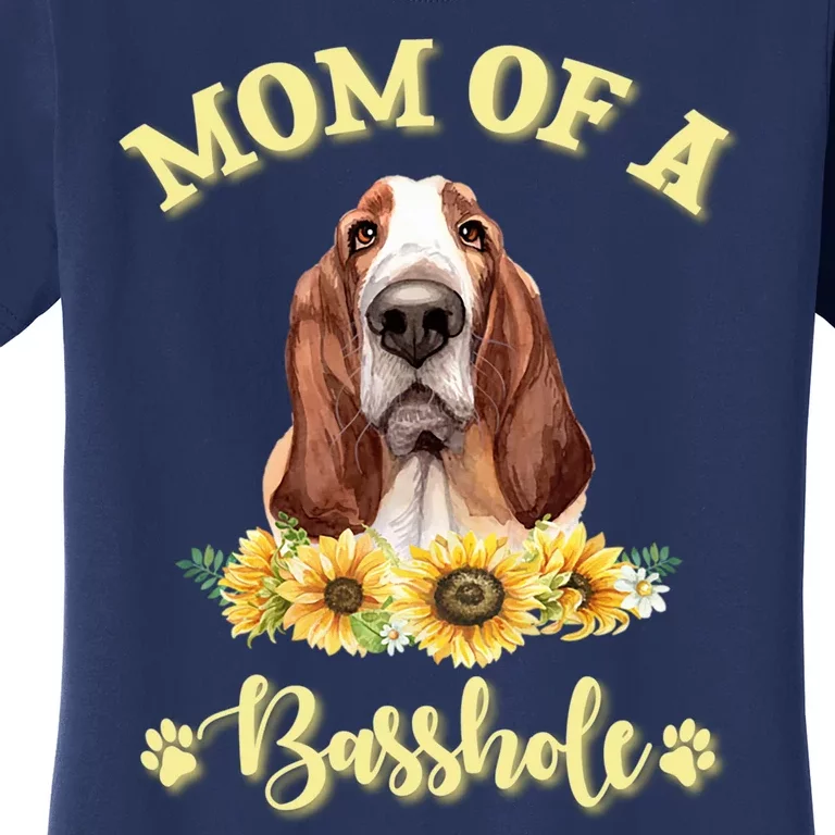 Basset Hound Moms For Great Gift Women's T-Shirt