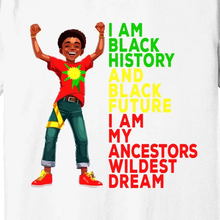 Black History Month Juneteenth Independence Day Boy Premium T-Shirt