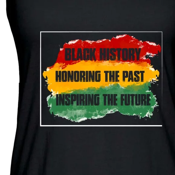 Black History Month Honoring The Past Inspiring The Future African Gift Ladies Essential Flowy Tank