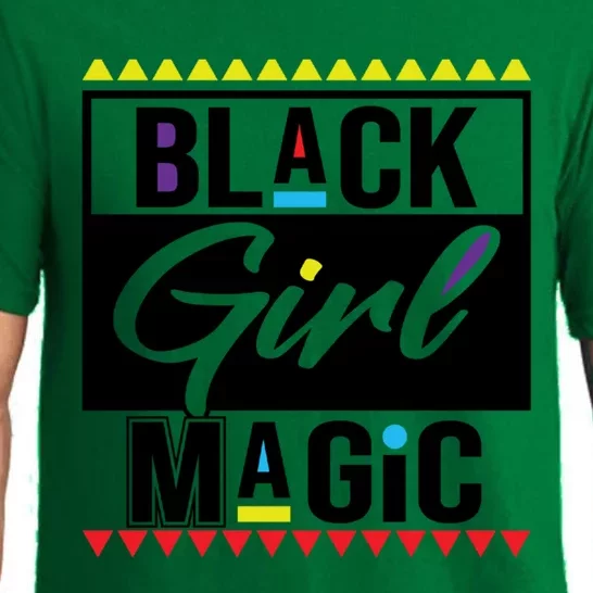 Black History Magic Afro For Junenth Hbcu Meaningful Gift Pajama Set