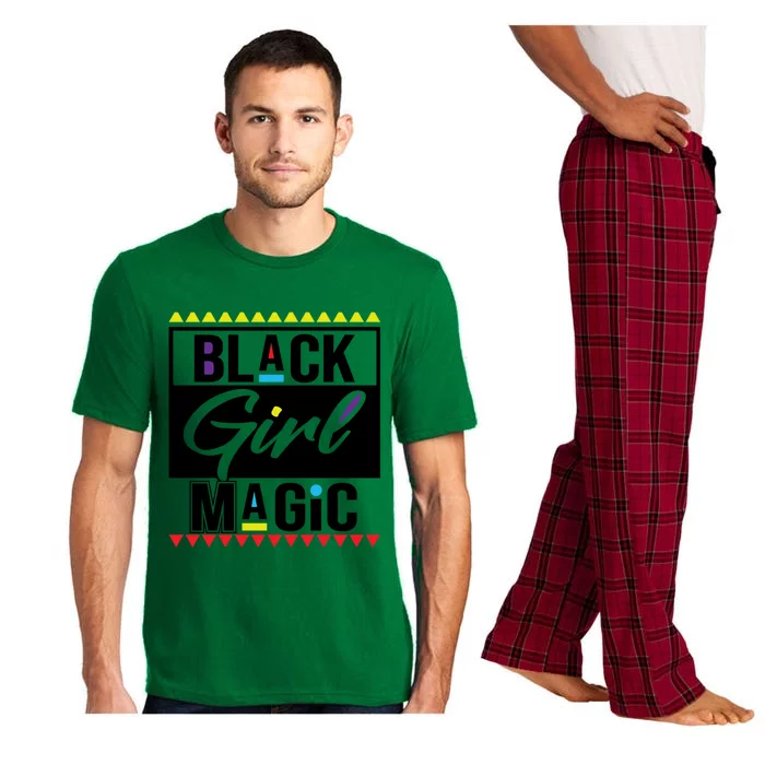 Black History Magic Afro For Junenth Hbcu Meaningful Gift Pajama Set