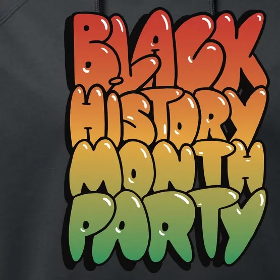 Black History Month Party Performance Fleece Hoodie