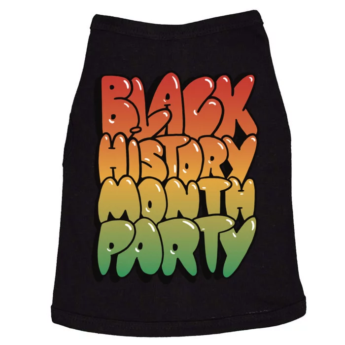 Black History Month Party Doggie Tank