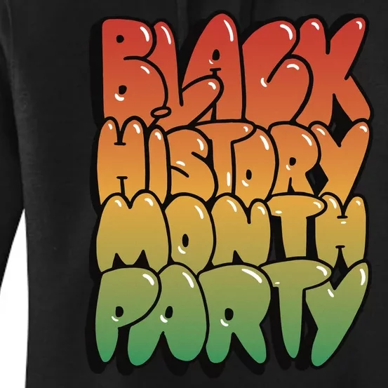 Black History Month Party Women's Pullover Hoodie