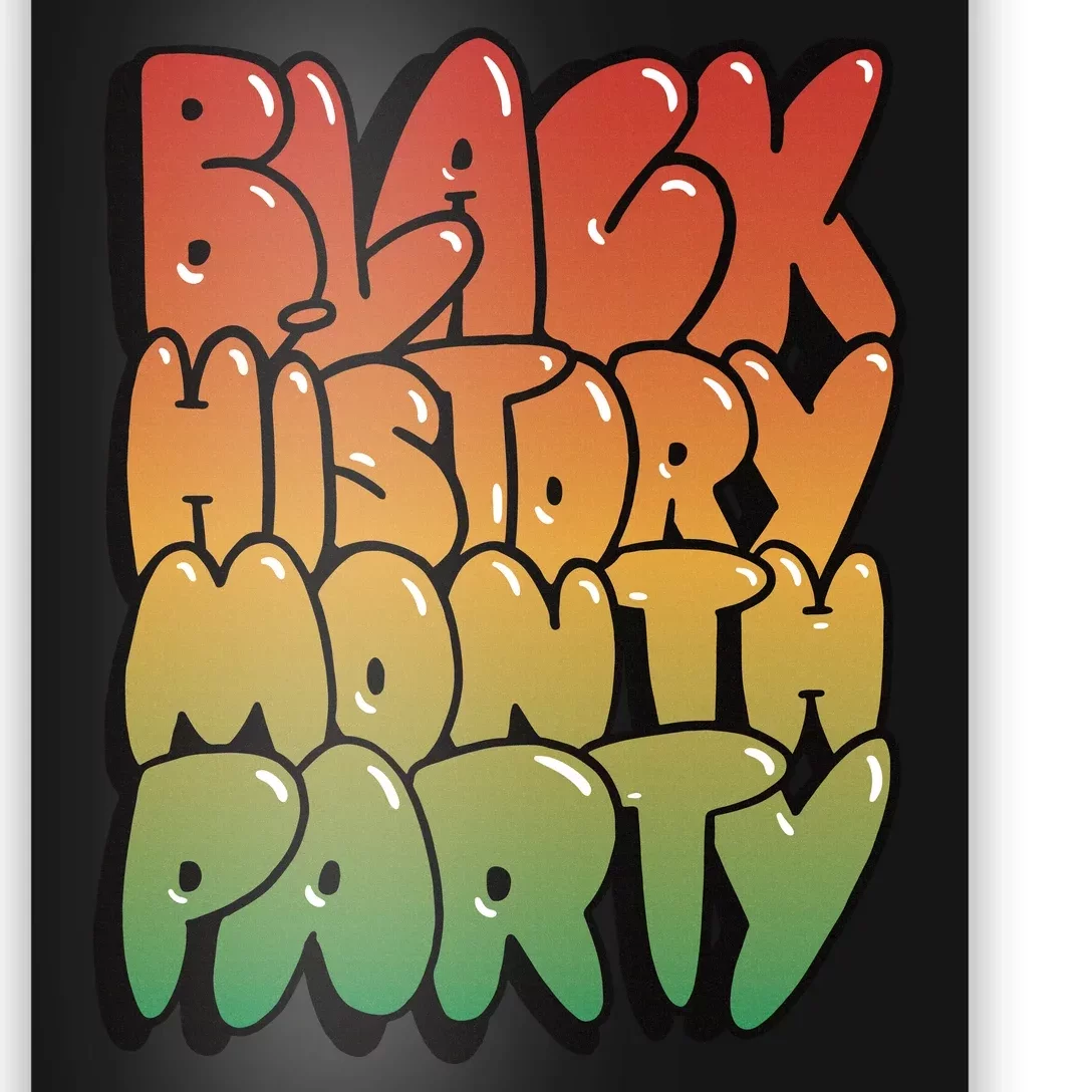 Black History Month Party Poster