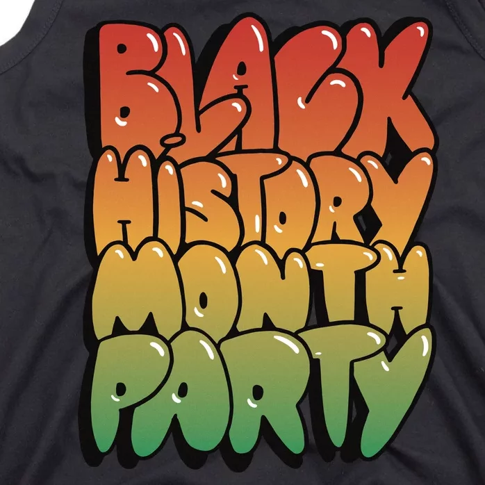 Black History Month Party Tank Top