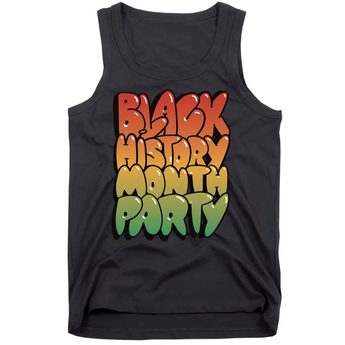 Black History Month Party Tank Top