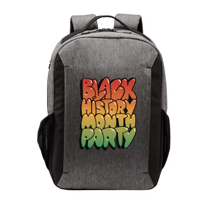 Black History Month Party Vector Backpack