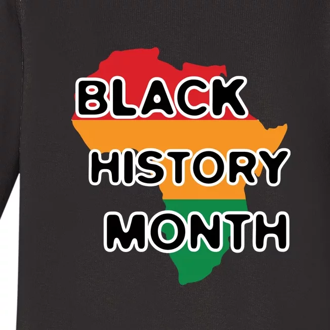 Black History Month For Juneteenth Day Gift Baby Long Sleeve Bodysuit