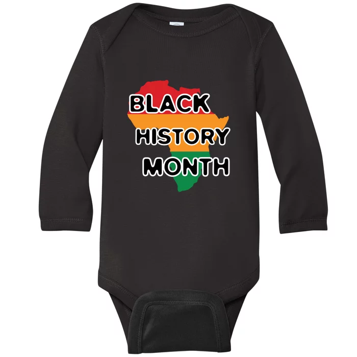 Black History Month For Juneteenth Day Gift Baby Long Sleeve Bodysuit