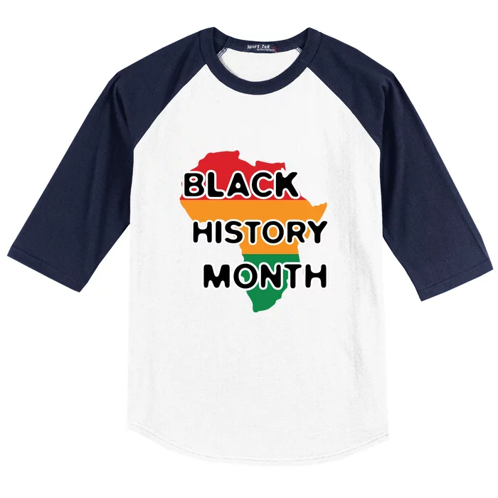 Black History Month For Juneteenth Day Gift Baseball Sleeve Shirt