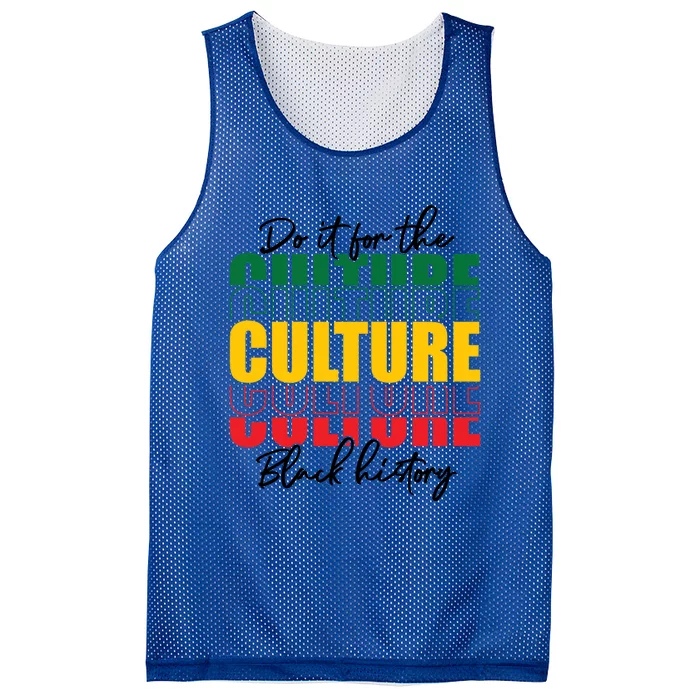 Black History Month Do It For The Culture Black History Gift Mesh Reversible Basketball Jersey Tank