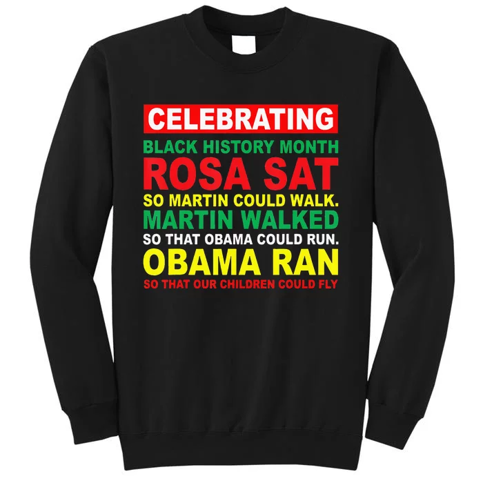 Black History Month Juneteenth Obama Ran Children Could Fly Sweatshirt