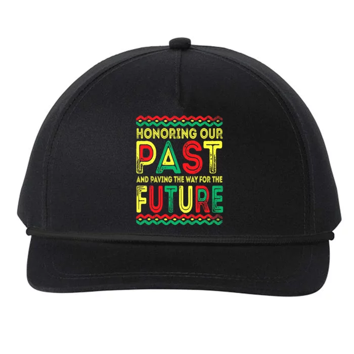 Black History Month Honoring our Past, Pride Snapback Five-Panel Rope Hat