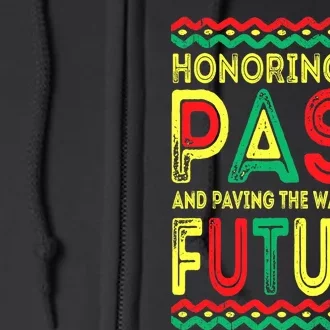 Black History Month Honoring our Past, Pride Full Zip Hoodie