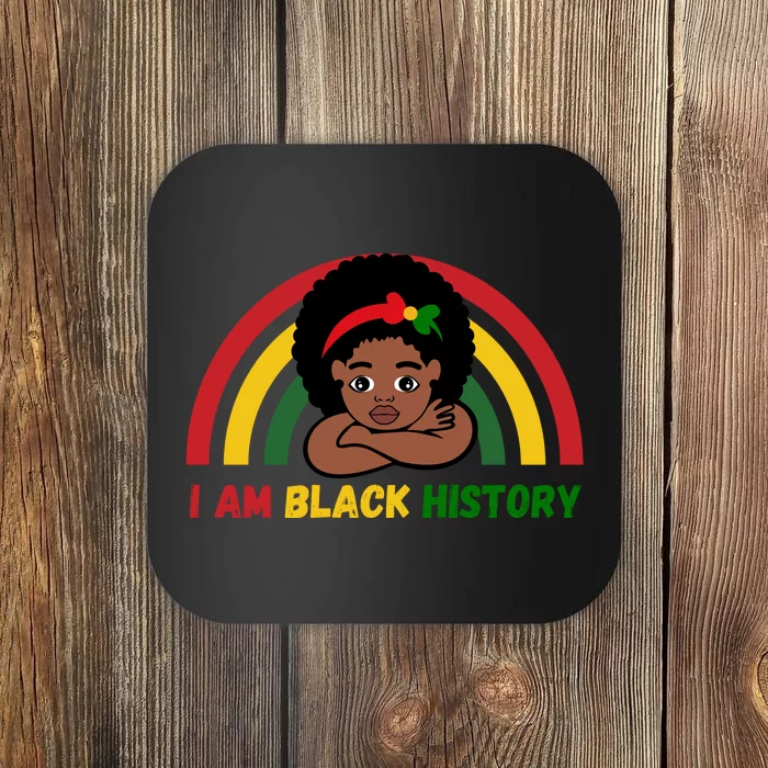 Black History Month Melanin Pride Empowerment Coaster