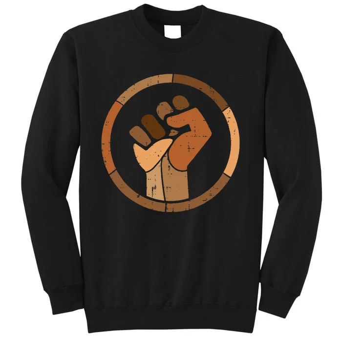 Black History Melanin Fist African Pride Sweatshirt